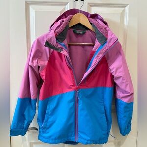 Girls LLBean jacket 10/12 never worn
